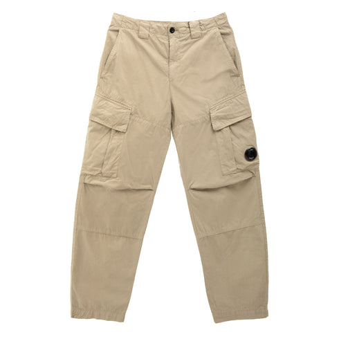 C.P. Company Microreps Loose Cargo Pants Silver Sage 335 15CMPA401A Degli Uberti